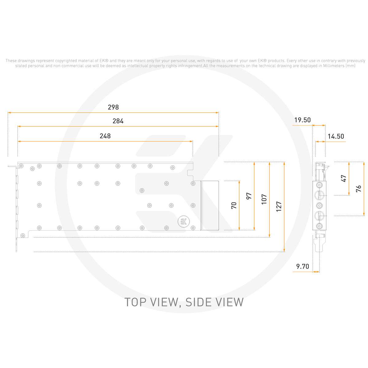 EKWB EK-Pro GPU WB RTX 4090 WindForce V2 - Nickel + Inox