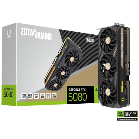 ZOTAC GeForce RTX 5080 SOLID 16GB Graphics Card