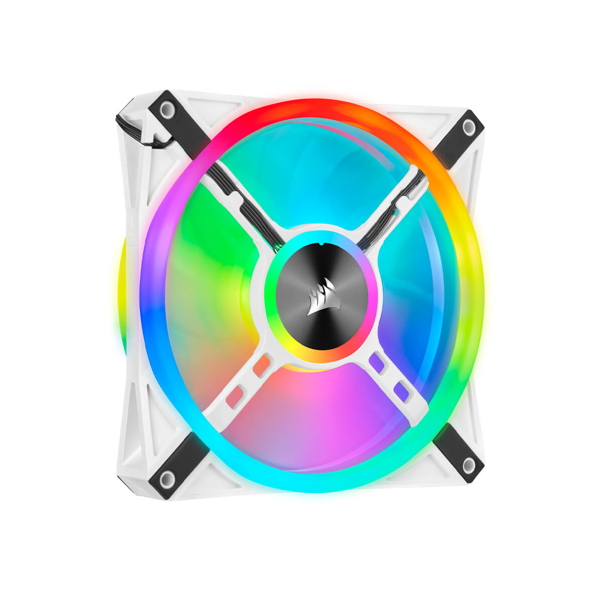 Corsair iCUE QL140 RGB 140MM RGB LED Fan - White Single Pack