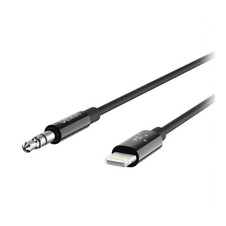 Belkin MFI Certified 90cm Lightning to 3.5mm Audio Cable - Black