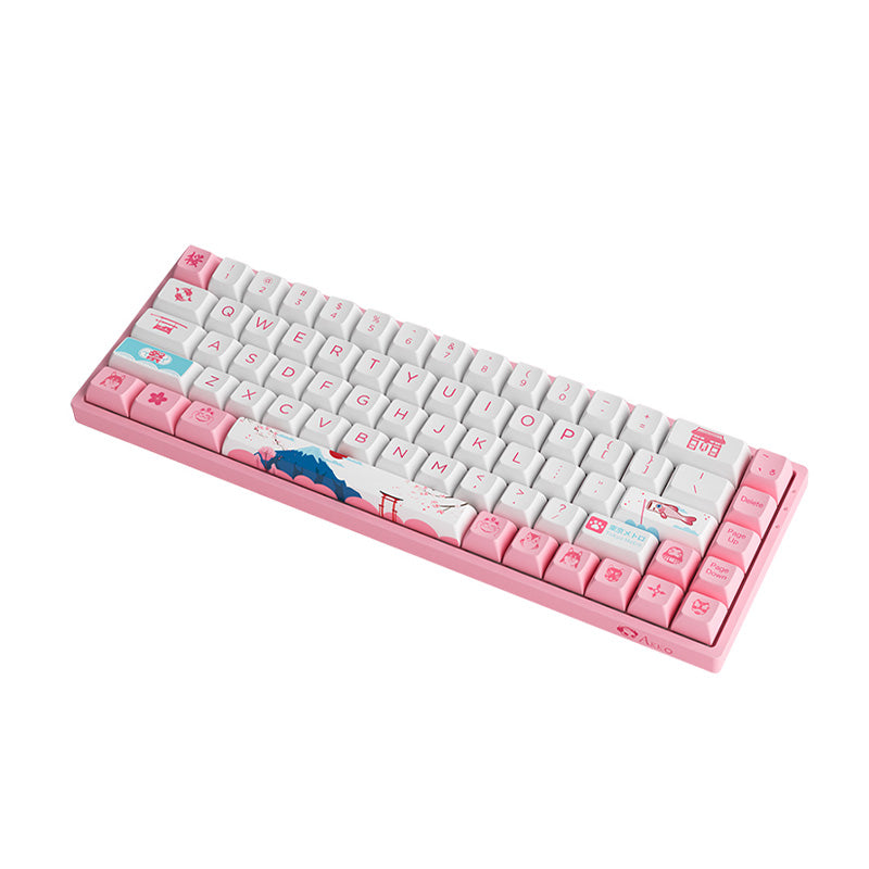 Akko 3068B Plus Sakura R2 Wireless RGB Hot-Swappable CS Jelly Pink Switch