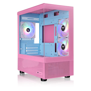Thermaltake View 170 ARGB Tempered Glass Micro Case Bubble Pink Edition