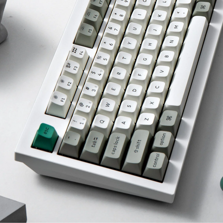 Keychron Q5 Max 96% RGB Shell White Wireless Mechanical Keyboard - Jupiter Banana Switch