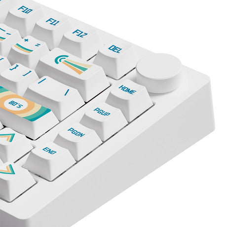 Akko Monsgeek M1 V5 VIA 75% Wireless Aluminium Mechanical Keyboard 1980s - Rosewood Switch