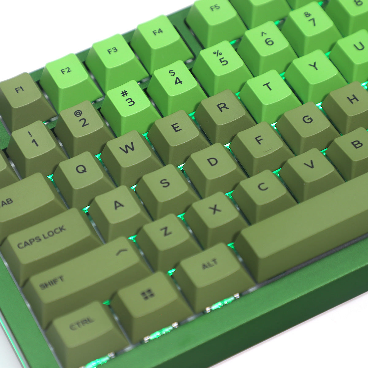 Glorious GMMK Pro 75% Custom Mechanical Keyboard Linear Switch - Verdant Silver