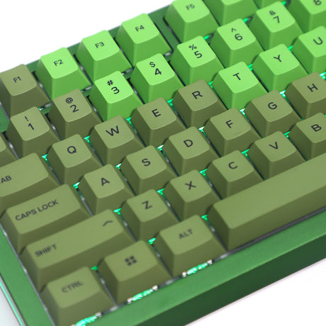 Glorious GMMK Pro 75% Custom Mechanical Keyboard Linear Switch - Verdant Silver