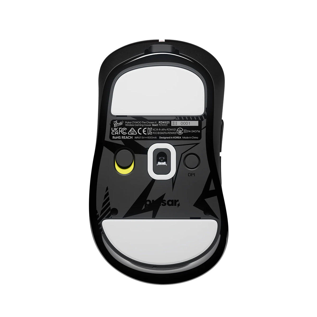 Pulsar ZywOo The Chosen Size2 Wireless Gaming Mouse -  Black
