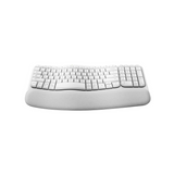 Logitech Wave Keys Wireless Ergonomic Keyboard - Off White