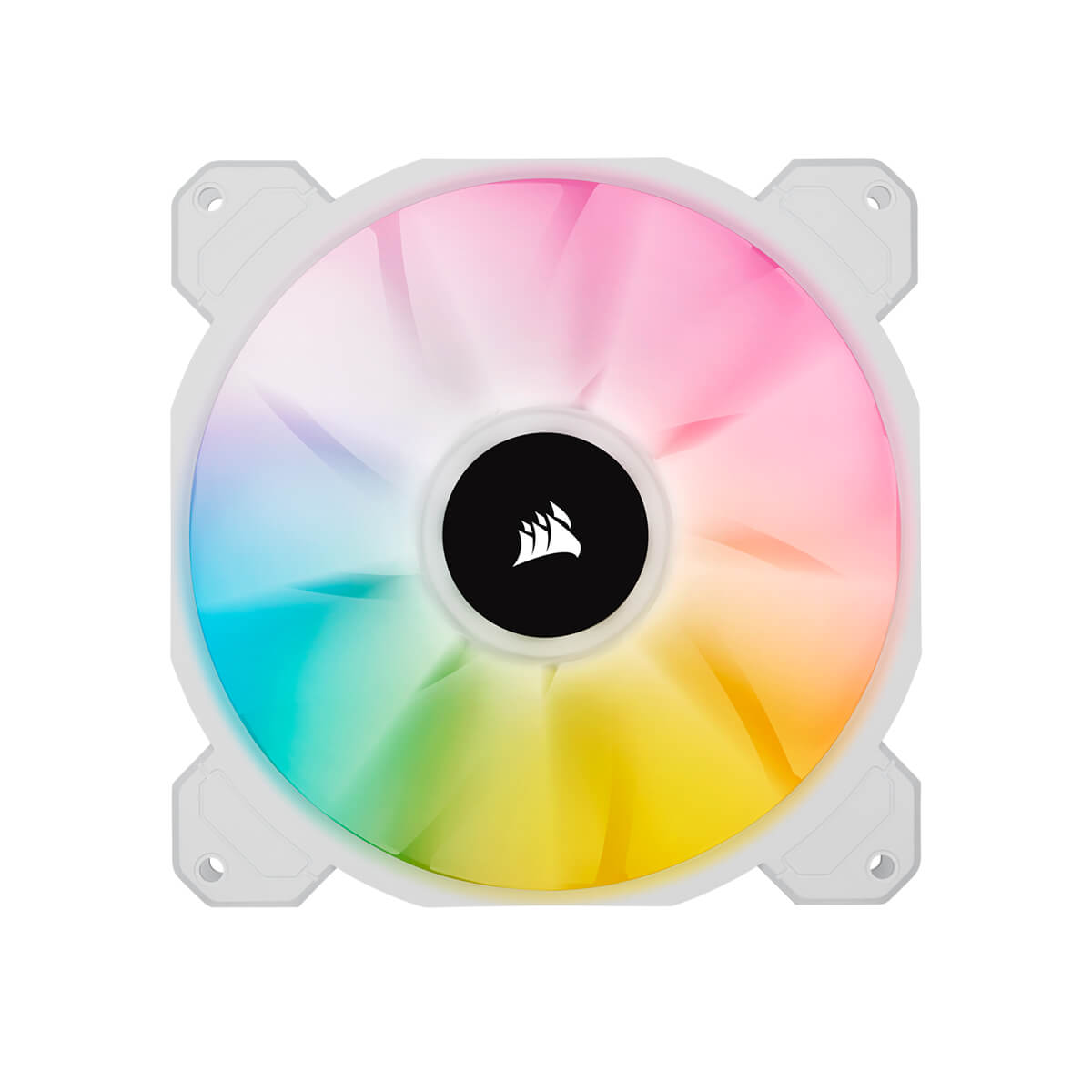 Corsair iCUE SP140 RGB ELITE White Performance 140mm PWM Fan - Single Pack