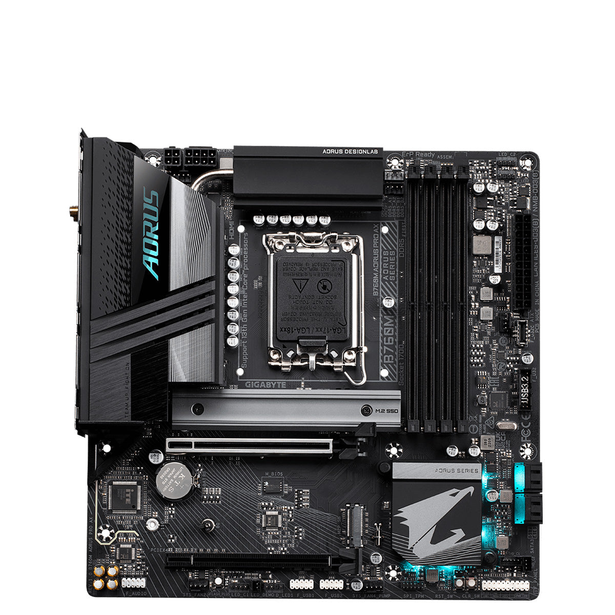 Gigabyte B760M AORUS PRO AX DDR5 Gaming mATX Motherboard