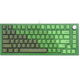 Glorious GMMK Pro 75% Custom Mechanical Keyboard Linear Switch - Verdant Silver