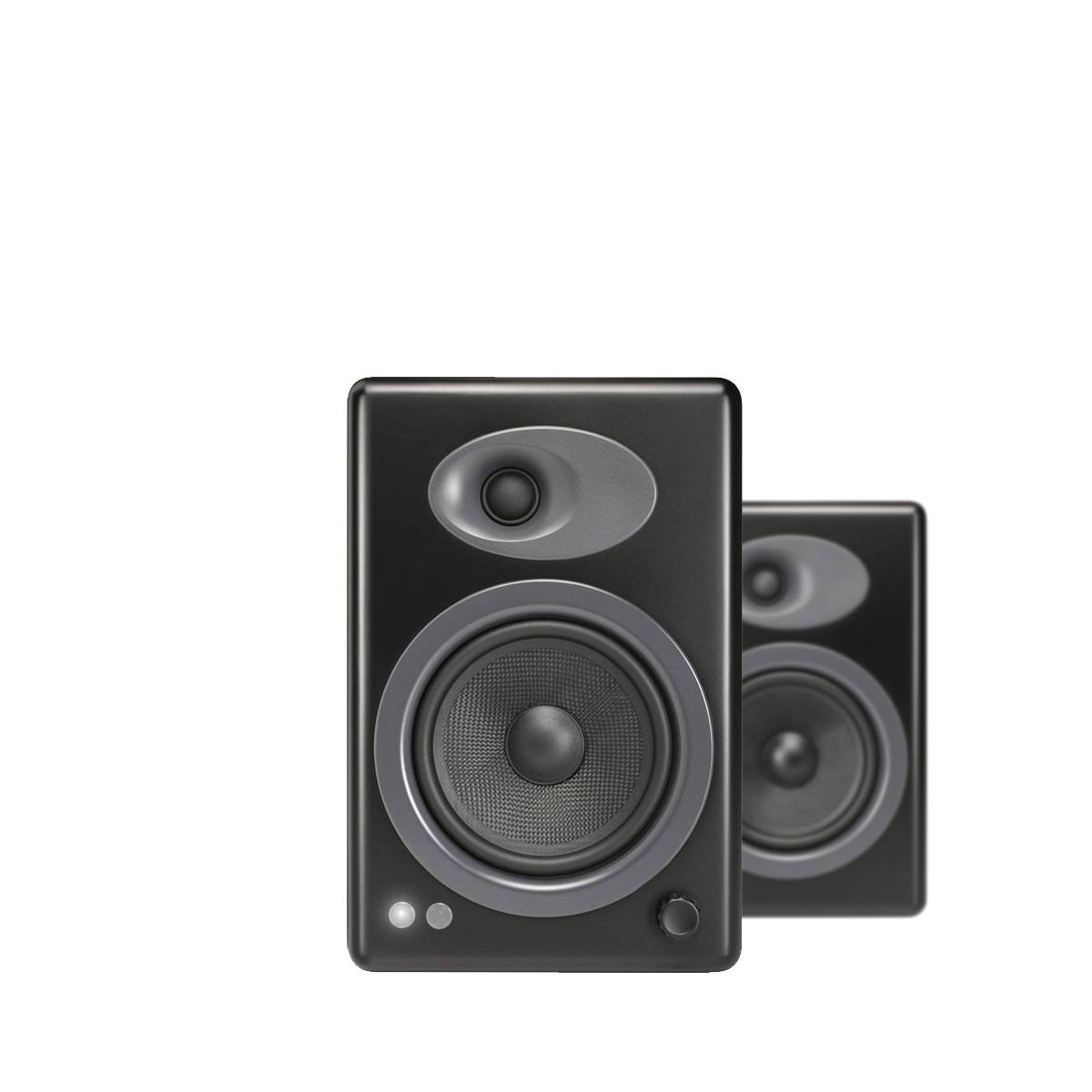 Audioengine A5+ Powered Bookshelf Speakers - Satin Black