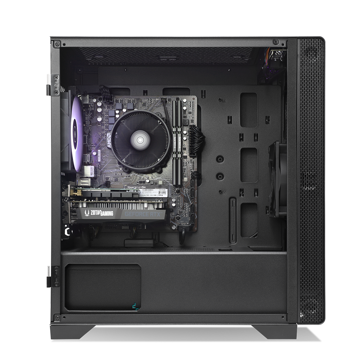 Arasaka AMP RTX 3050 Ryzen 5 5500 Gaming PC - Black