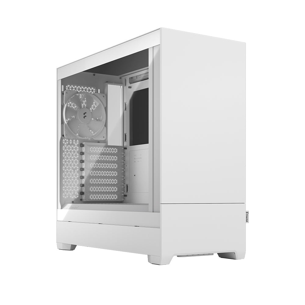 Fractal Design Pop Silent Mid Tower Case - White TG Clear Tint