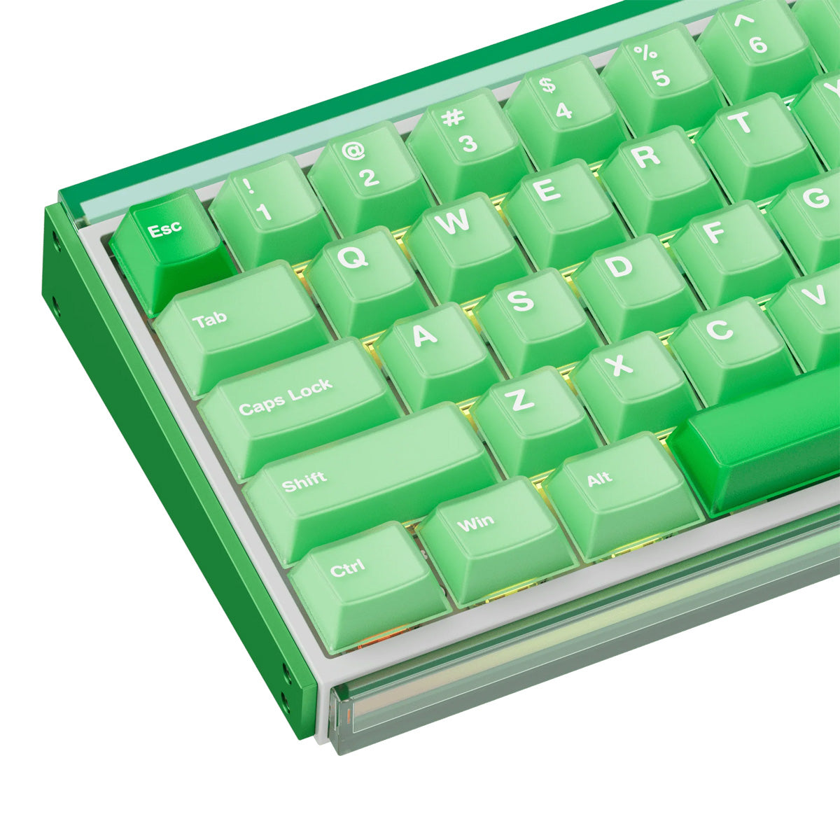 Akko RAY68-HE Green 68% Wireless Hall-Effect Gaming Keyboard - AstroAim Switch