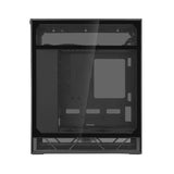 Silverstone ALTA F1 Aluminum Tower Tempered Glass - Black