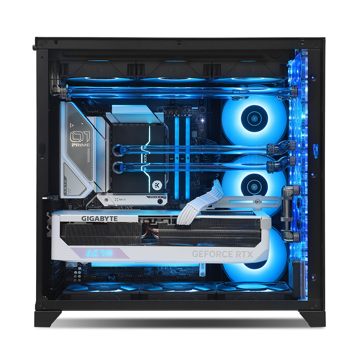 EK-Fluid Conquest RTX 4080 Ryzen 9 7900X3D Gaming PC