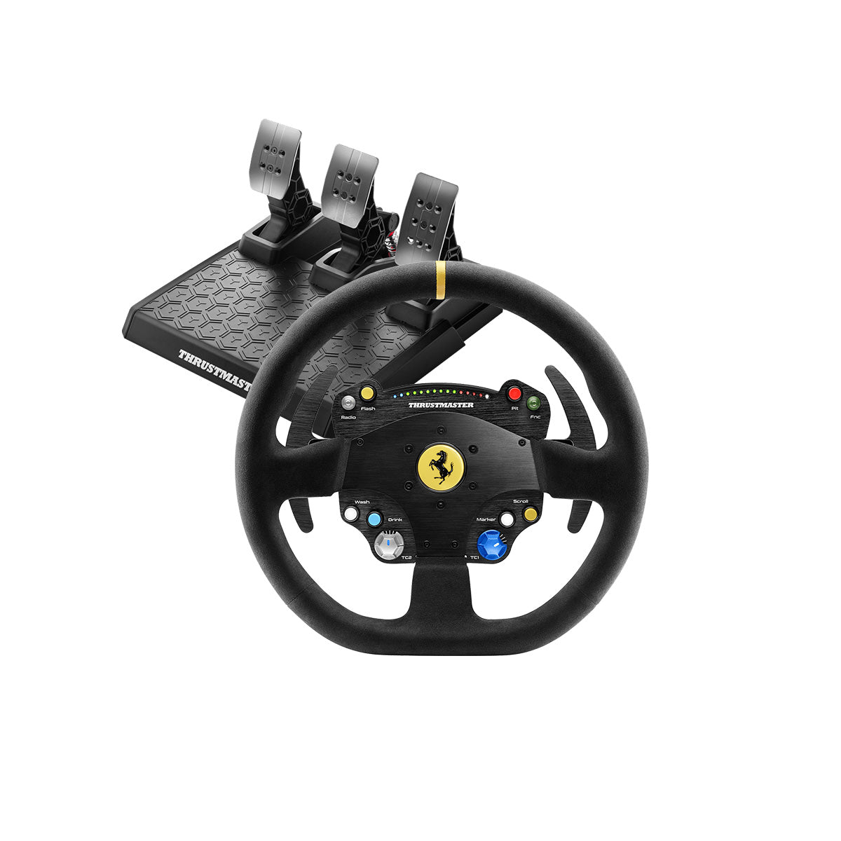 Thrustmaster TS-PC Racer Ferrari 488 Challenge Edition + T3PM Pedals Bundle