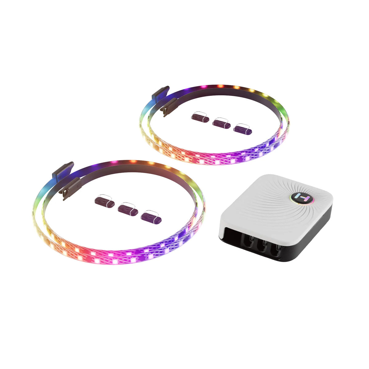 Hyte LS30 qRGB Light Strips Two Pack with Nexus Portal NP50