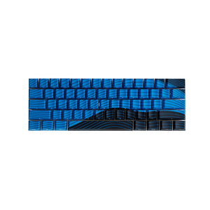 Wooting Dye-Sub PBT Magnetic Wave 61 Keys Keycap Set ANSI - Ocean Blue