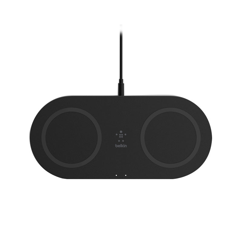 Belkin 15W Dual Wireless Charging Pad - Black