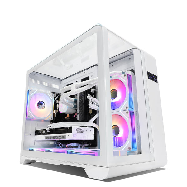 Singularity RTX 5060 Ti 8GB Ryzen 7 5700X EVO Gaming PC - White