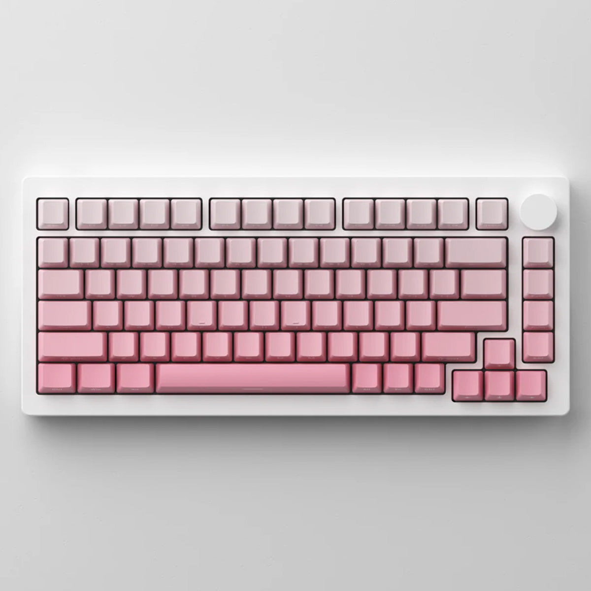 Akko Monsgeek M1W V3-SP White Gradiant 75% RGB Wireless Mechanical Keyboard - Piano Pro Switch