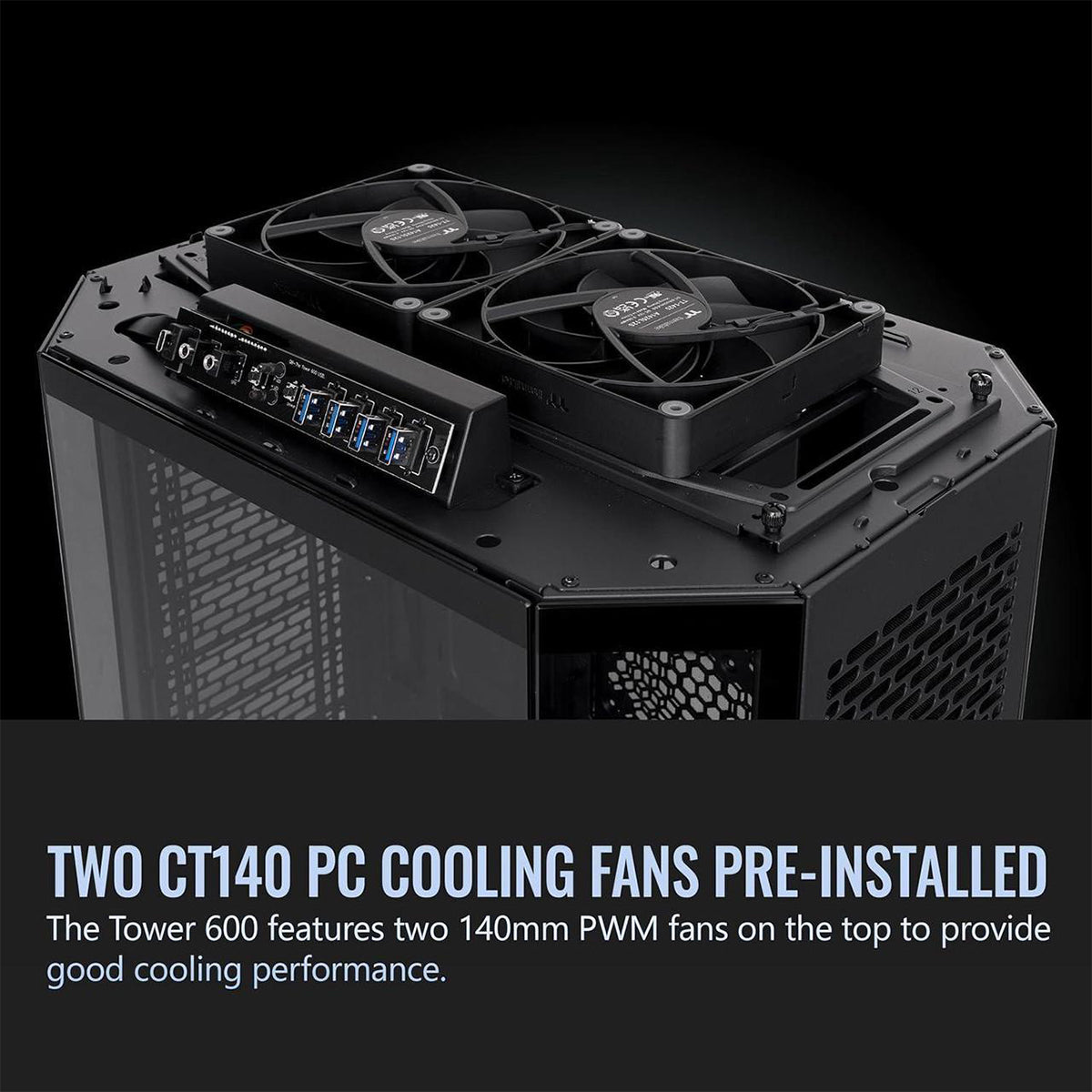 Thermaltake The Tower 600 Tempered Glass Mid Tower Case Thermaltake The Tower 600 Tempered Glass Mid Tower Case