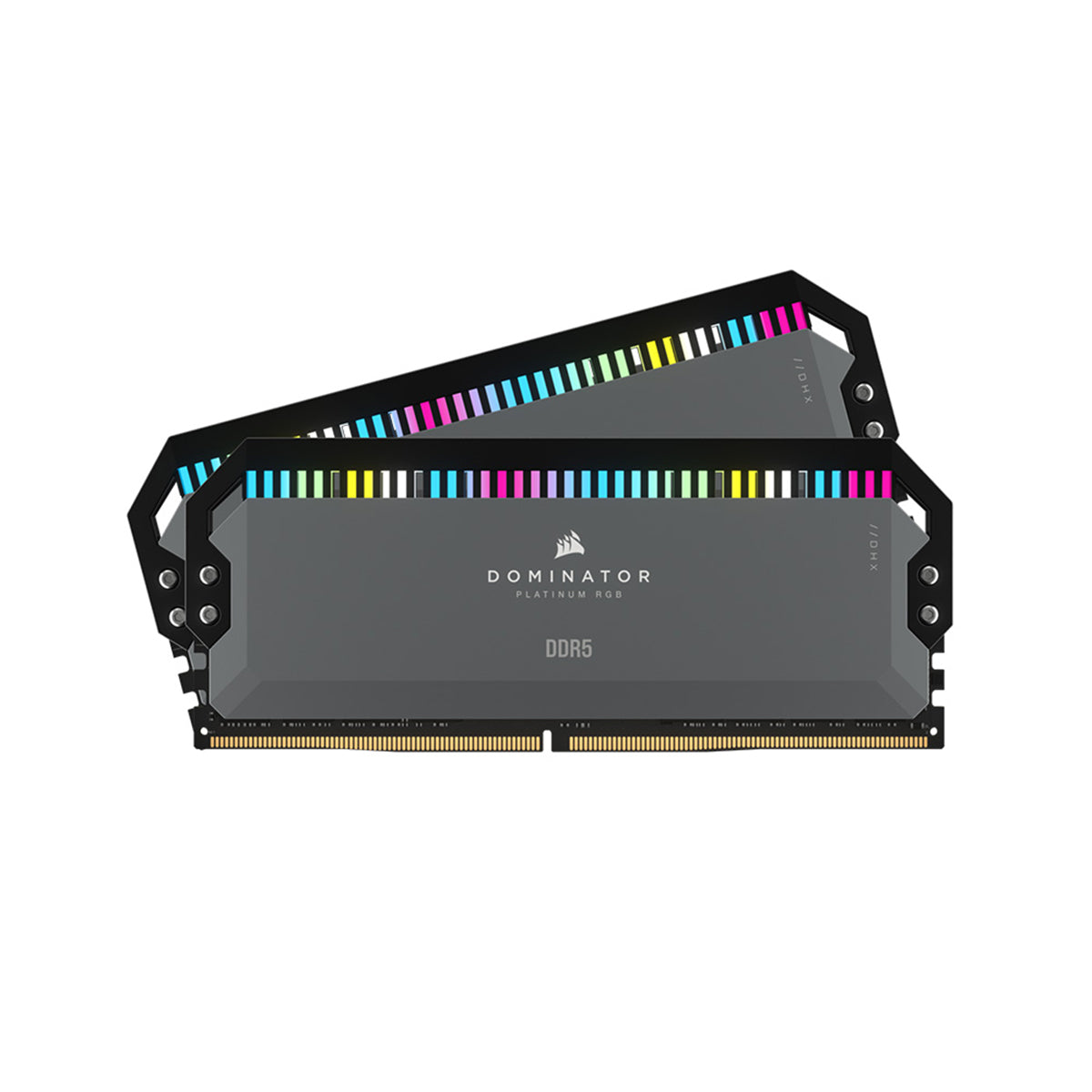 Corsair Dominator Platinum RGB 64GB (2x32GB) DDR5-6000 CL30 AMD EXPO & Intel XMP Memory (CMT64GX5M2B6000Z30) - Grey