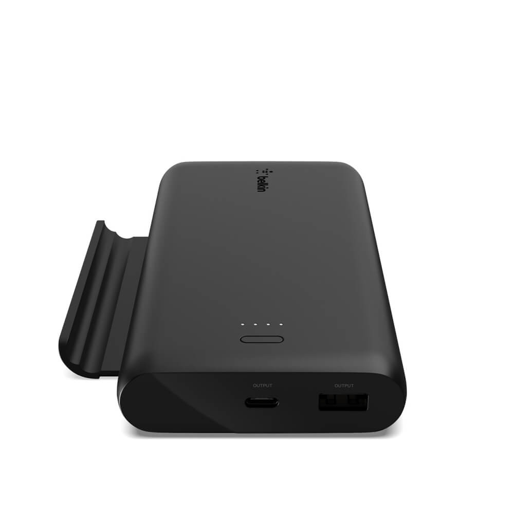 Belkin Pocket Power 10000 mAh Power Bank with Retractable stand - Black