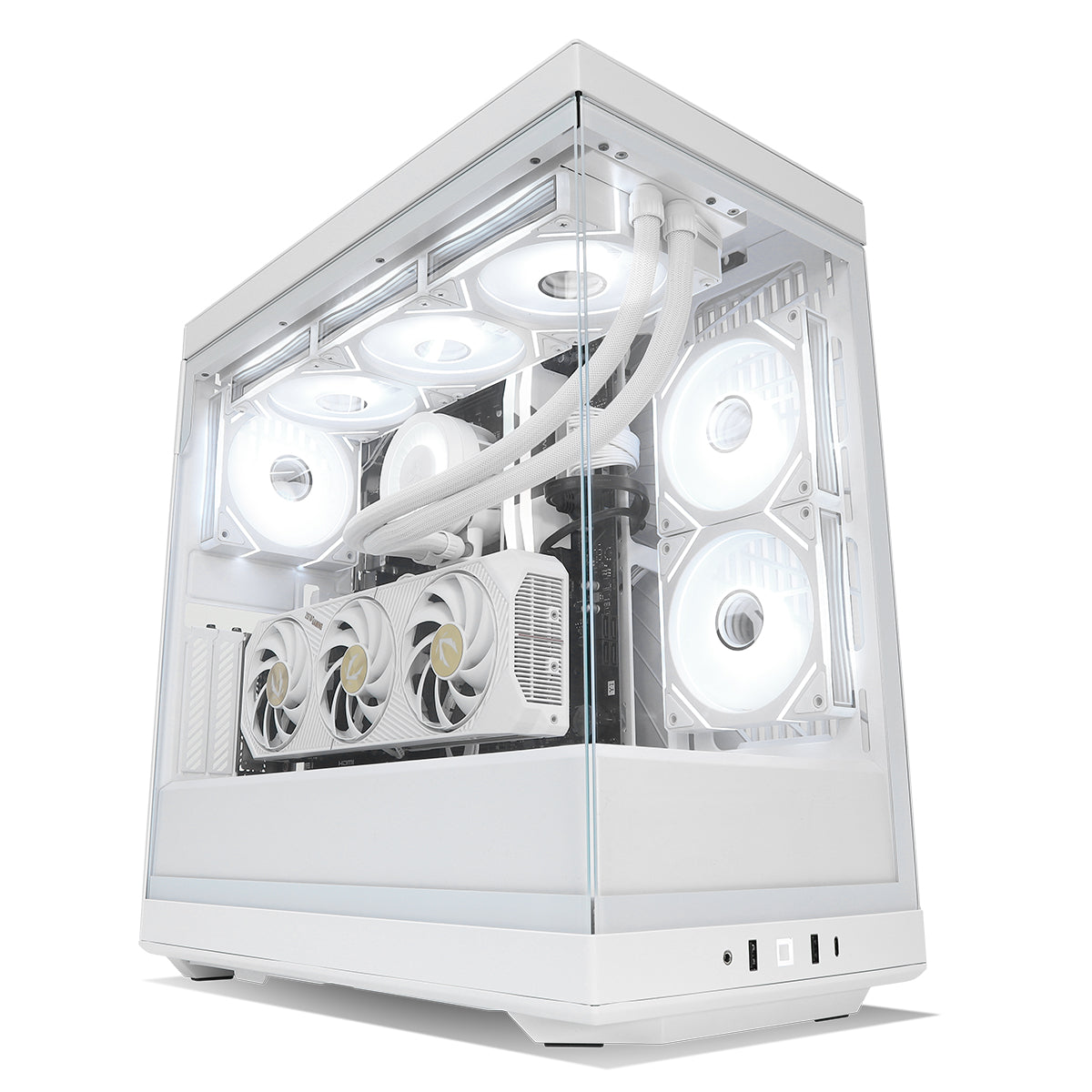 Entropy RTX 5070 Ryzen 7 7800X3D Gaming PC - SNOW