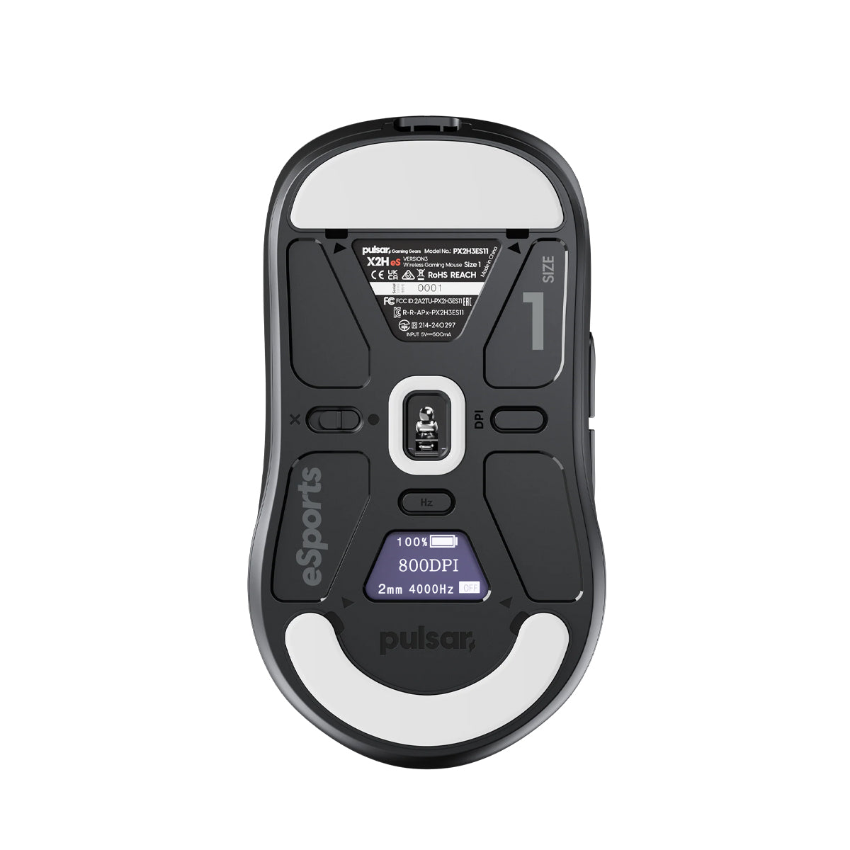 Pulsar X2 v3 eS Mini Wireless Gaming Mouse - Black