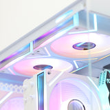 Qubit RR RX 9060 XT 8GB Ryzen 5 8400F Gaming PC - WHITE