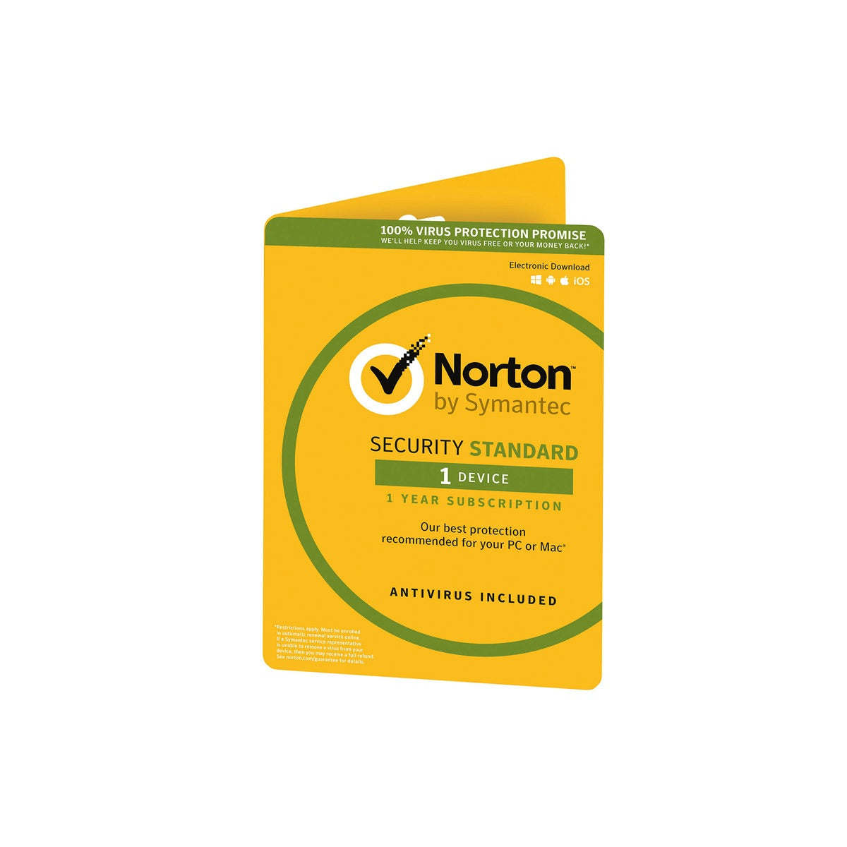 Symantec Norton Security Standard 3.0 1 Device  1 User  1Year (21356799)