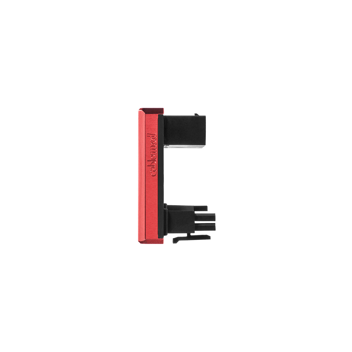 CableMod 12VHPWR 180 Degree Angled Adapter - Variant B - Red