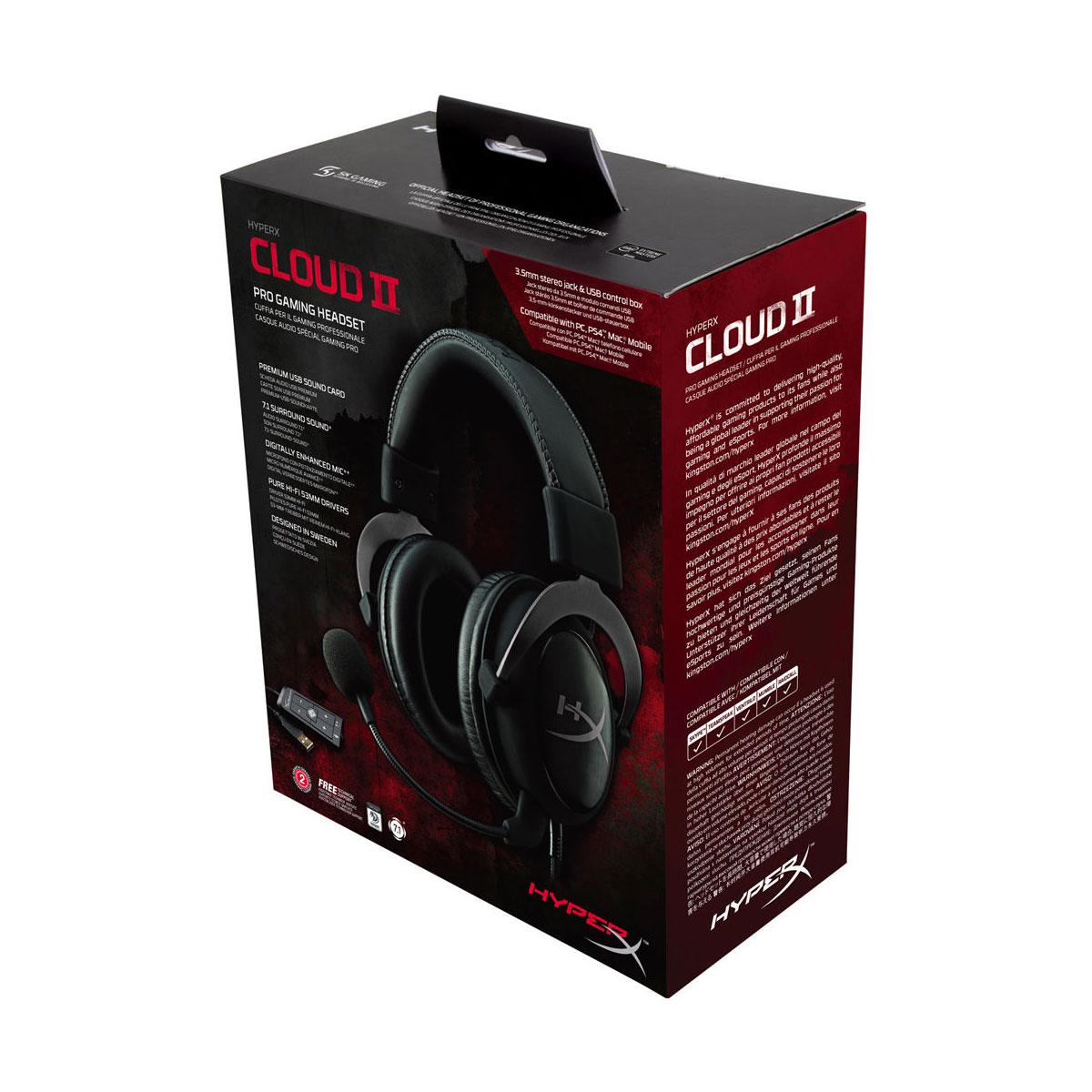 HyperX Cloud II Pro Gaming Headset - Gunmetal