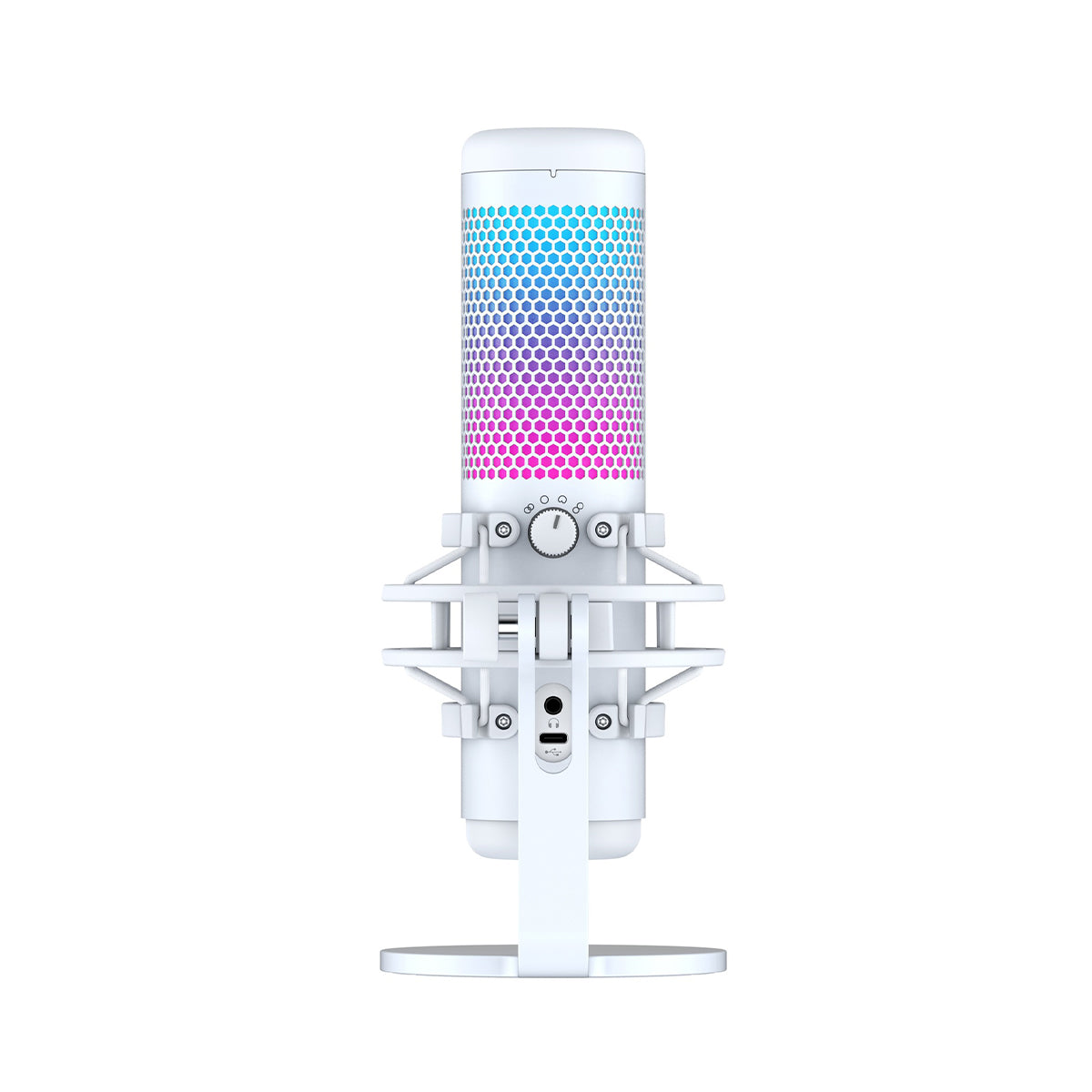 HyperX Quadcast S RGB USB Microphone - White