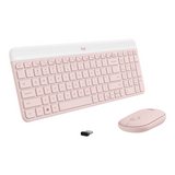 Logitech MK470 Slim Wireless Keyboard and Mouse - Rose