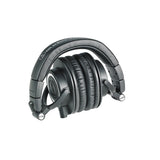 Audio Technica ATH-M50x Closed Circumaural Monitoring Headphones - Black