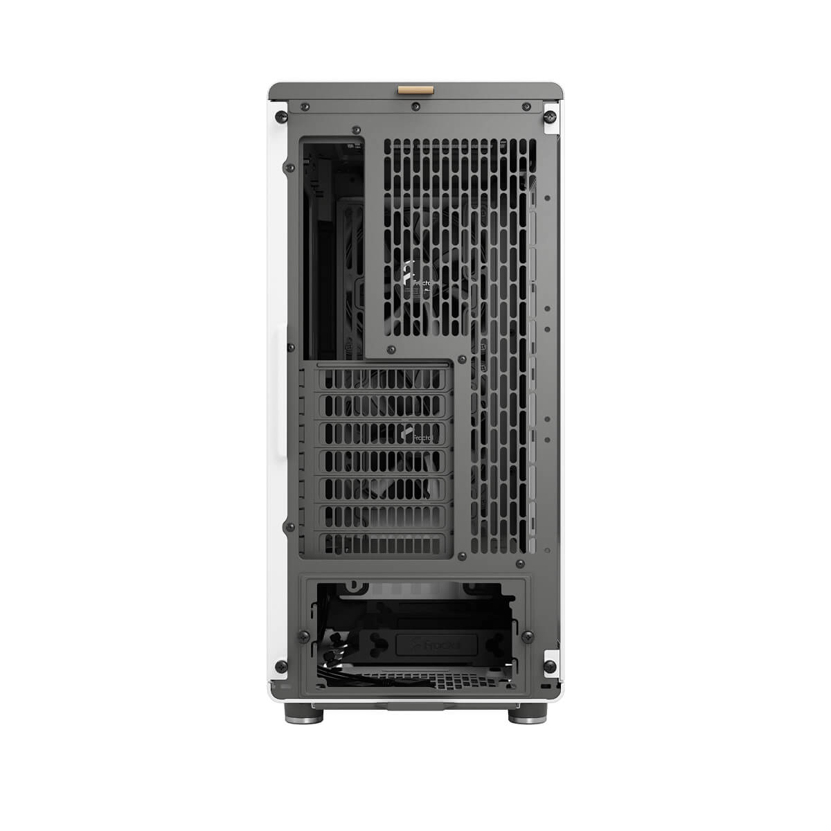 Fractal Design North Mid-Tower Case - Chalk White TG Clear