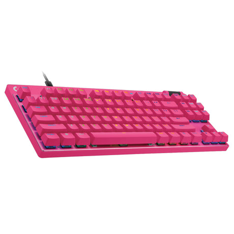 Logitech G Pro X TKL Rapid Analog Gaming Keyboard - Magenta