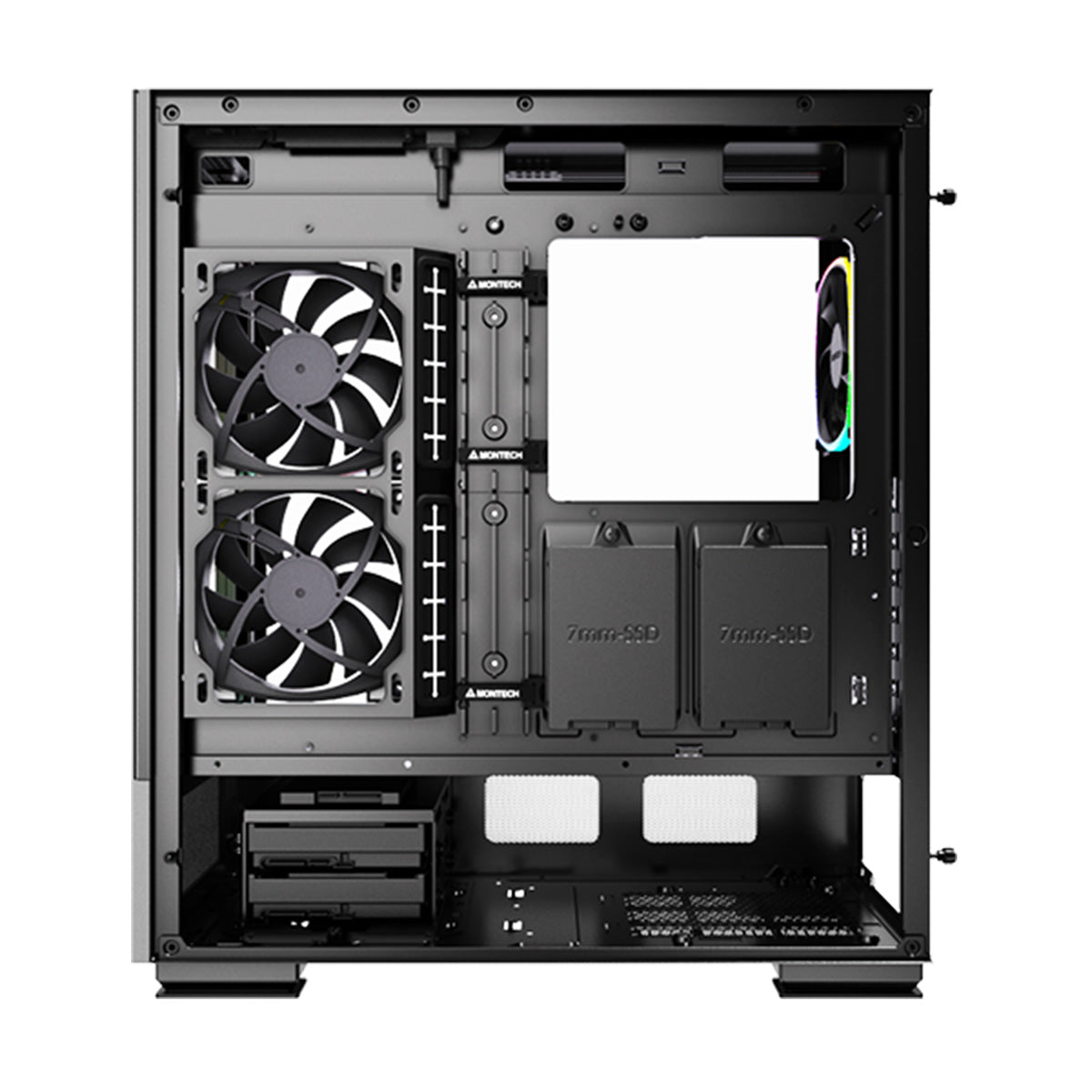 MONTECH SKY TWO Mid Tower Case BLACK