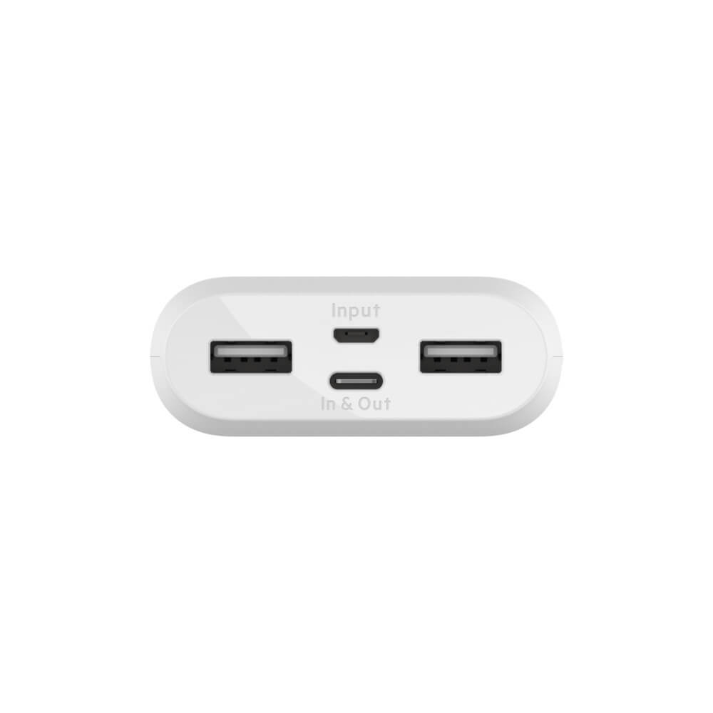 Belkin BoostCharge 10K Power Bank Multiport - White