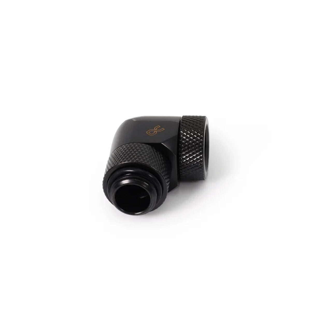 Alphacool Eiszapfen 90°  G1/4 M-F  Rotatable Adaptor Fitting 4 Pack - Black