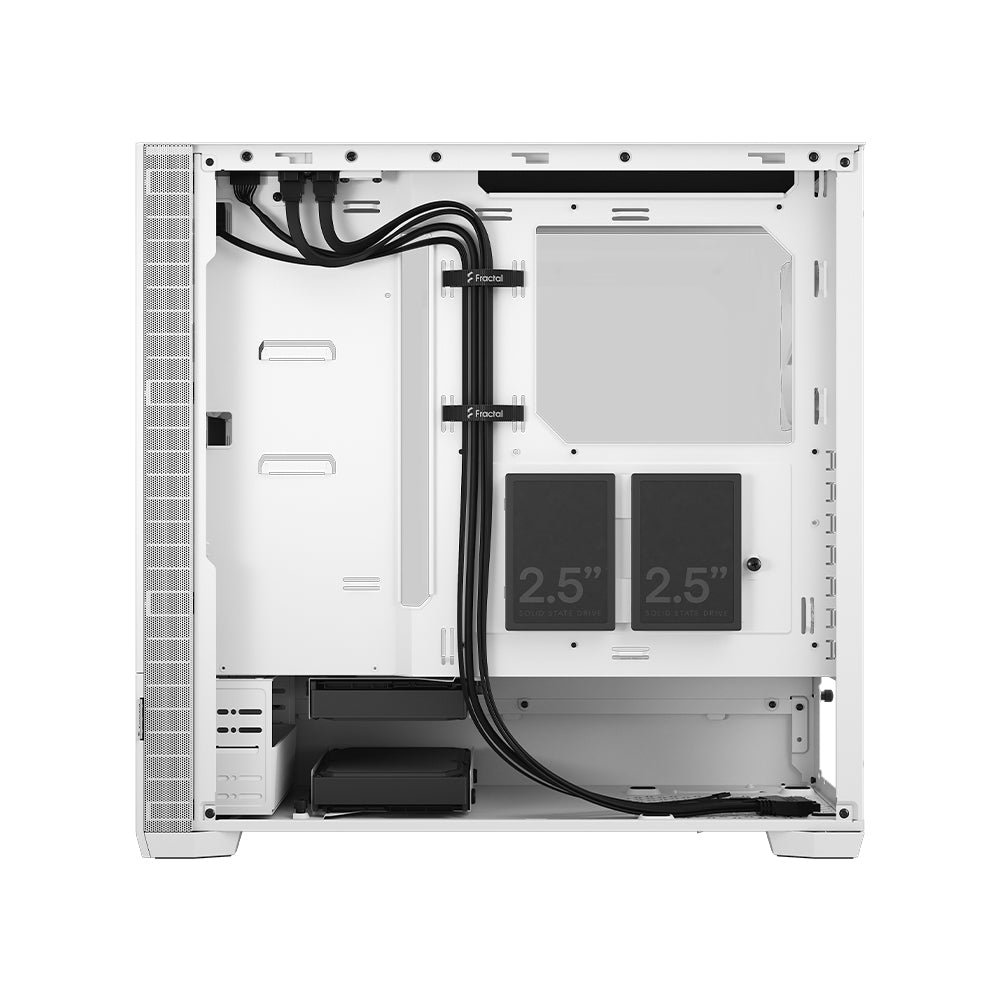 Fractal Design Pop Silent Mid Tower Case - White TG Clear Tint