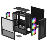 Deepcool CH560 hybrid airflow and dual 360 AIO supported ATX case