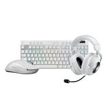 Logitech G Pro X Keyboard + Mouse + Headset White Bundle