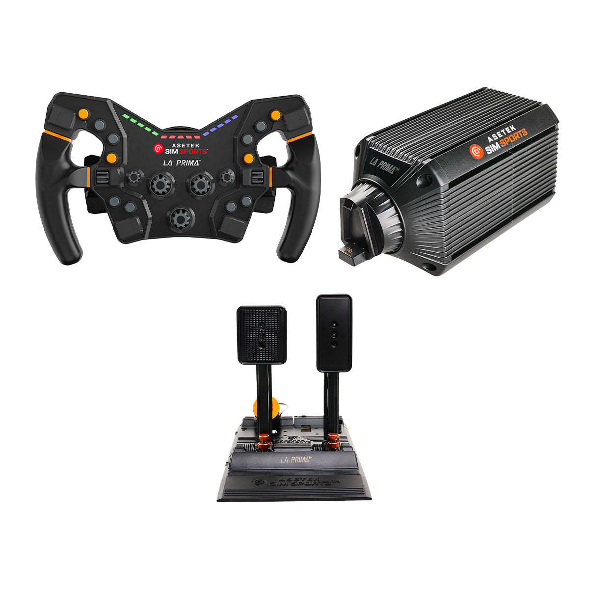 asetek la prima pedals Asetek SimSports La Prima 12Nm Direct Drive Formula Bundle – Computer Lounge