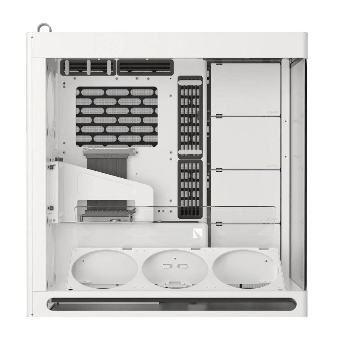 Havn HS 420 VGPU PCIE 5.0 ATX Mid Tower Case - White