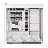 Havn HS 420 VGPU PCIE 5.0 ATX Mid Tower Case - White